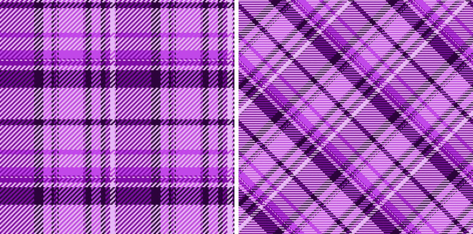 Pattern textile fabric of background tartan seamless with a plaid check texture. Set in dark colors. Creative uses of ornamental silk tape. vector