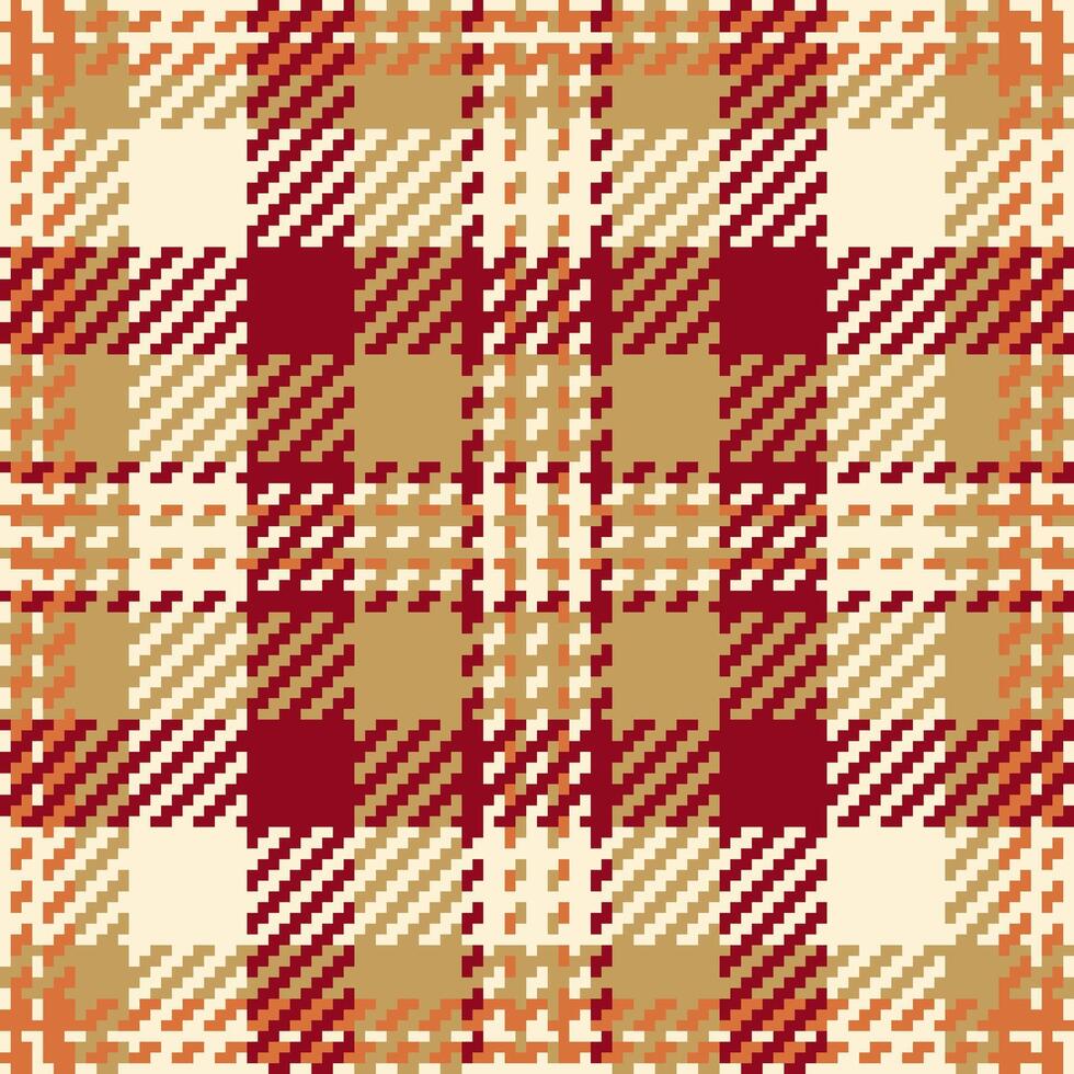 Textile design of textured plaid. Checkered fabric pattern swatch for shirt, dress, suit, wrapping paper print, invitation and gift card. vector