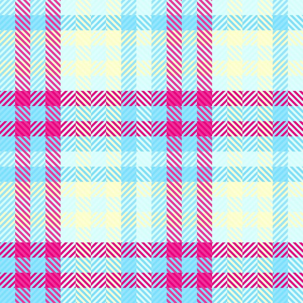 Sofa background plaid pattern, woman seamless tartan fabric. Abstract textile texture check in cyan and light colors. vector