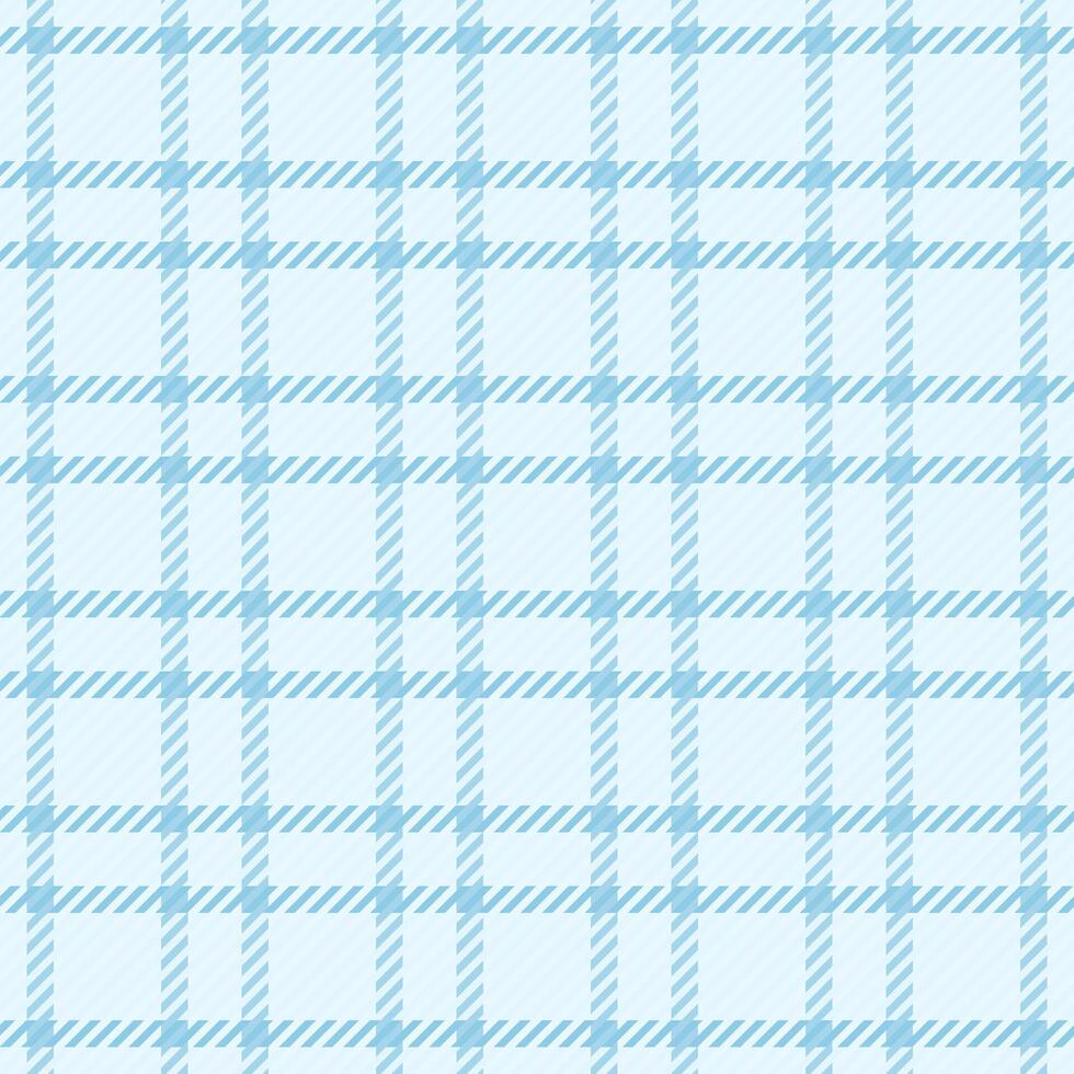 Warm background textile, independence day check pattern plaid. Card seamless fabric tartan texture in light and cyan colors. vector
