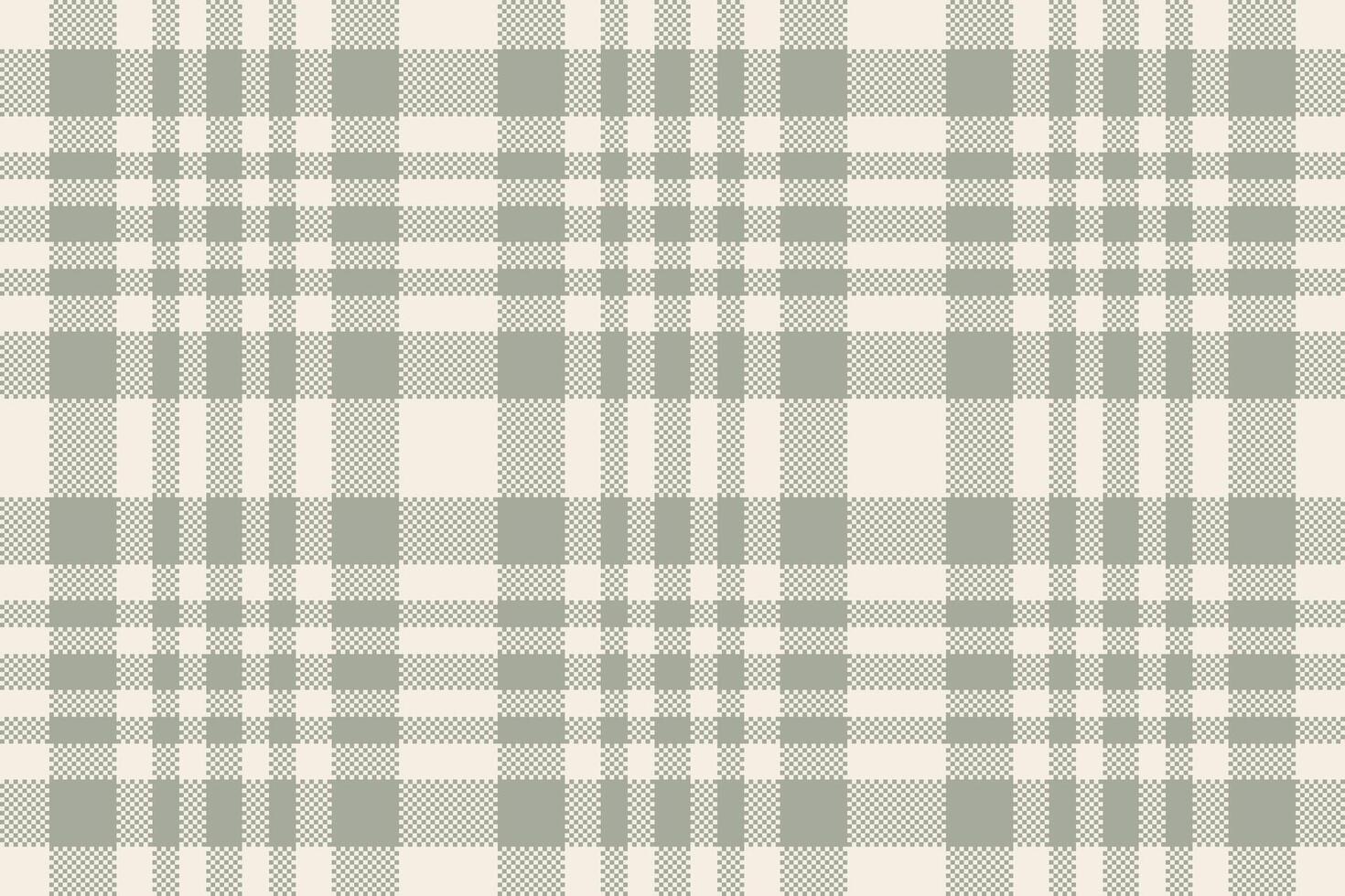 Pano check plaid, mixed texture pattern fabric. 1960s background seamless tartan textile in linen and pastel colors. vector