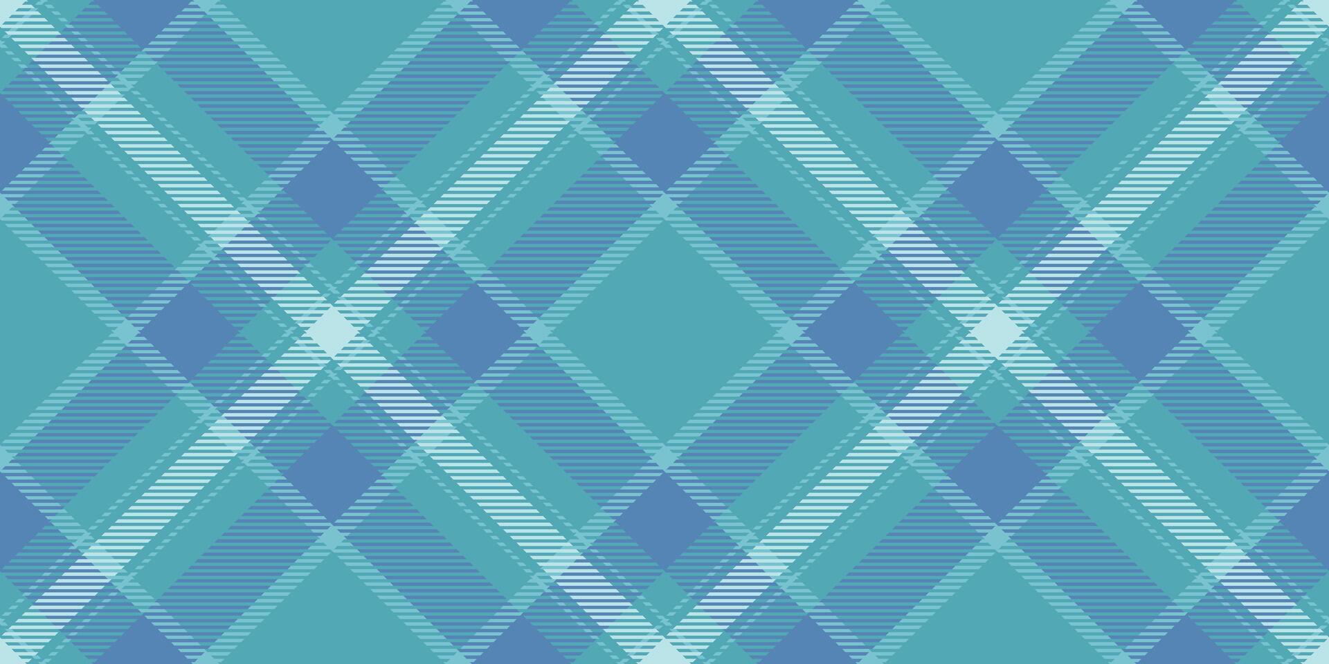 Direct textile tartan check, hobby background plaid. Gentleman pattern seamless fabric texture in cyan and light colors. vector