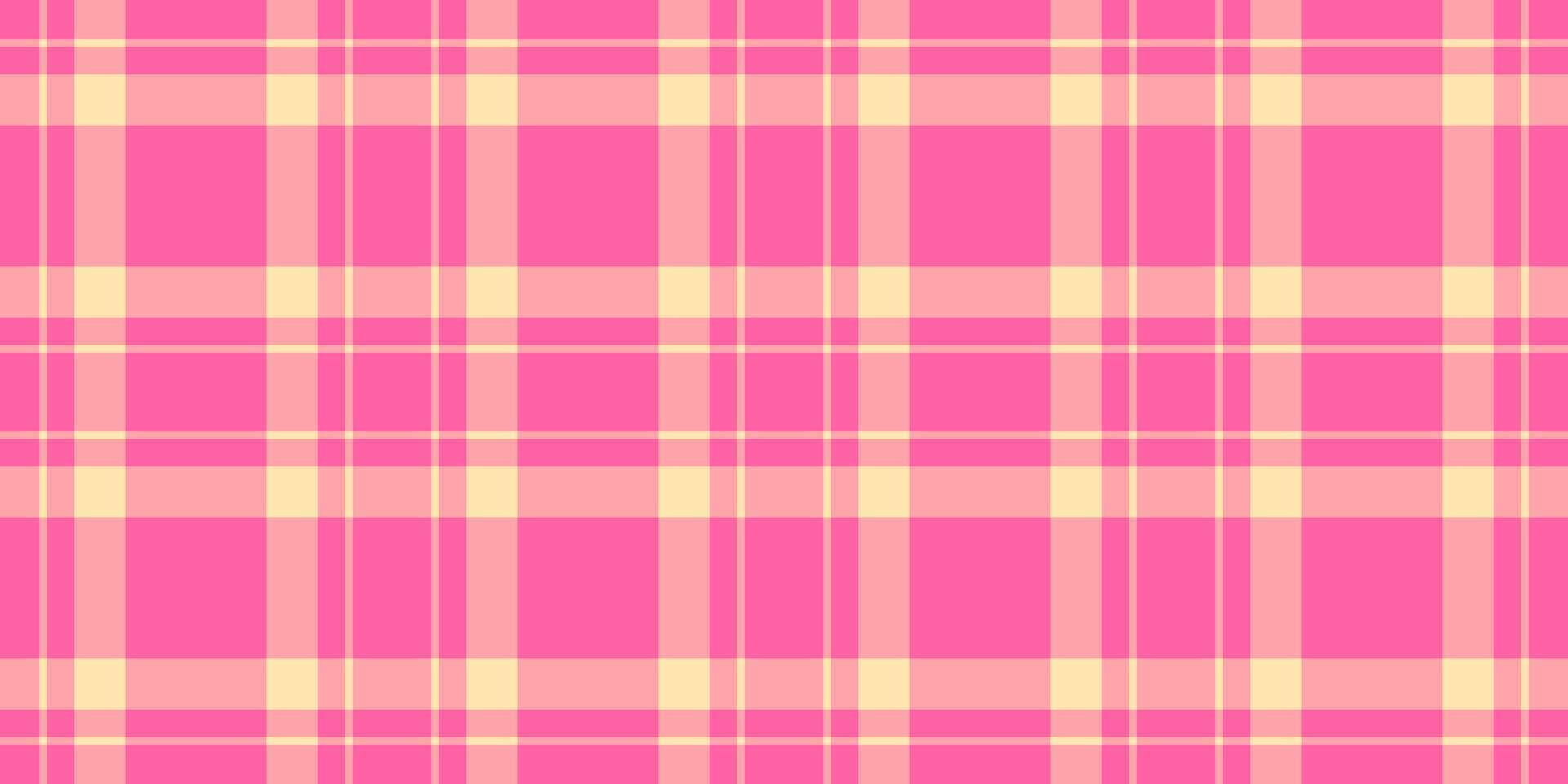Paisley plaid pattern textile, kilt texture seamless fabric. Expensive tartan background check in red and pink colors. vector