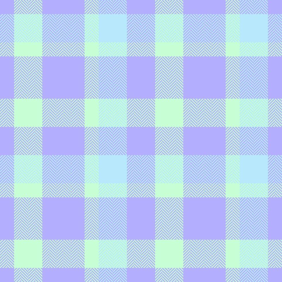 Hipster seamless tartan texture, length plaid pattern background. School textile check fabric in light and indigo colors. vector