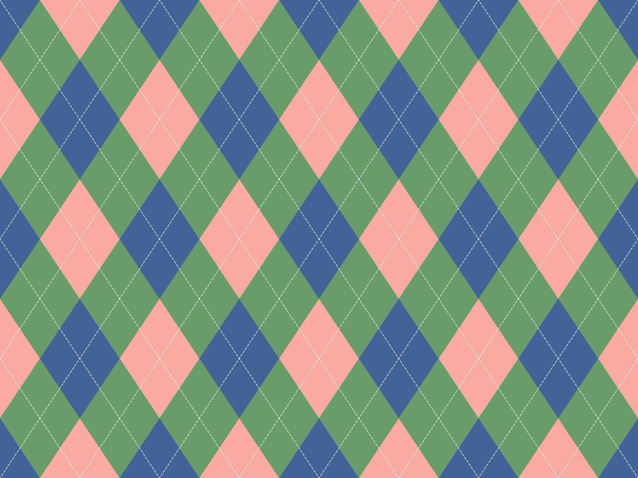 Argyle pattern seamless. Fabric texture background. Classic argill ornament vector