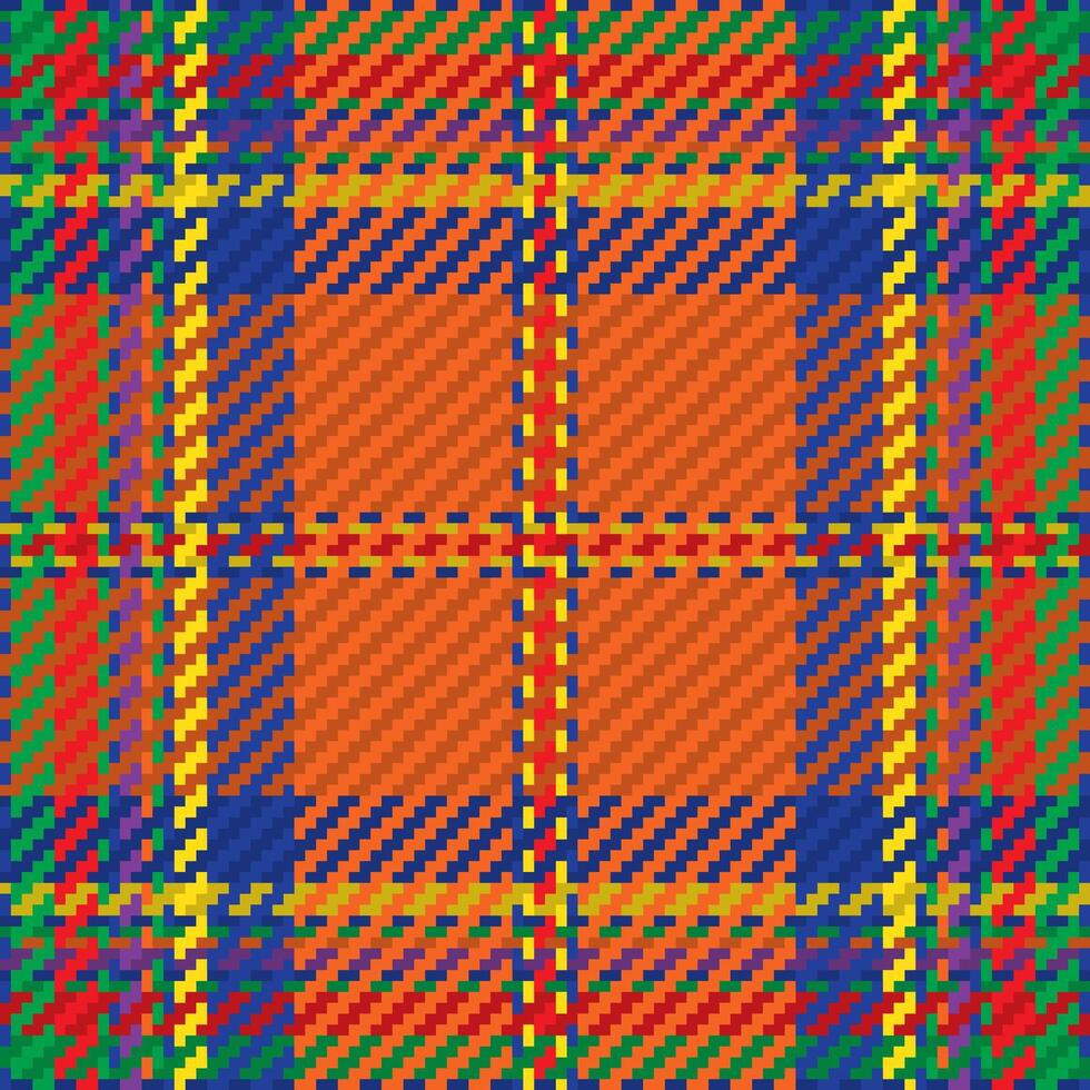 Seamless pattern of scottish tartan plaid. Repeatable background with check fabric texture. backdrop striped textile print. vector