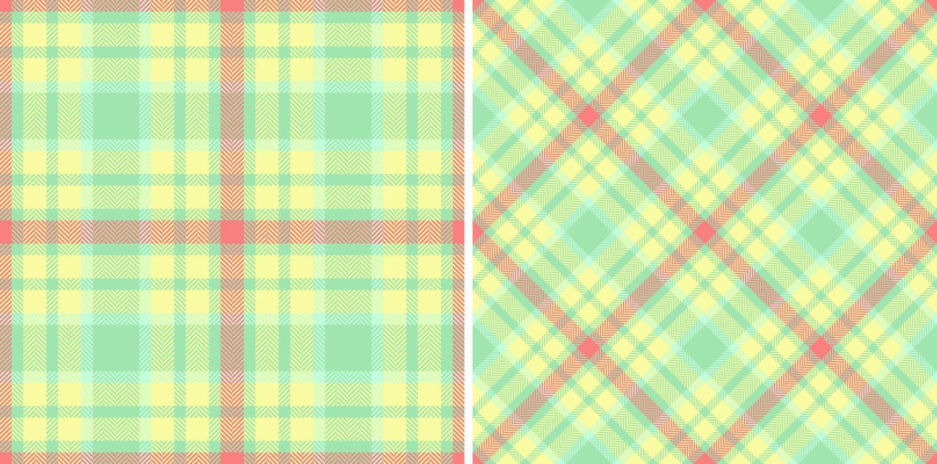 Seamless textile background of texture tartan check with a fabric pattern plaid . Set in spring colors for modern carpets stylish living rooms. vector