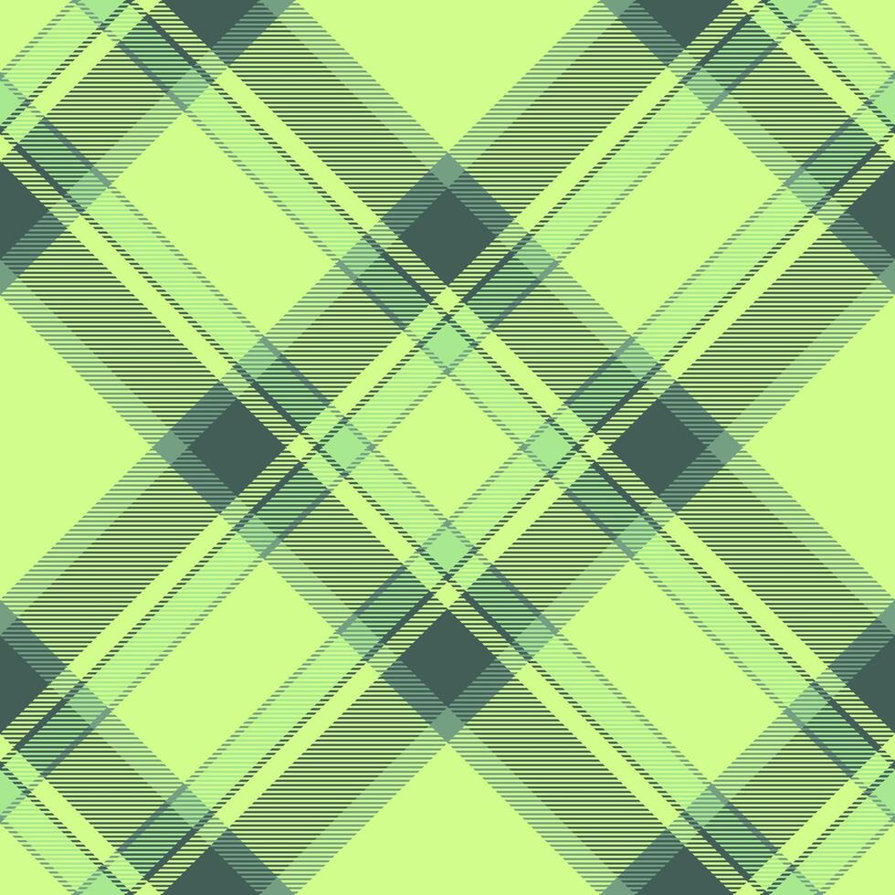 Individuality tartan background, presentation textile seamless plaid. Tracery texture pattern fabric check in green and teal colors. vector