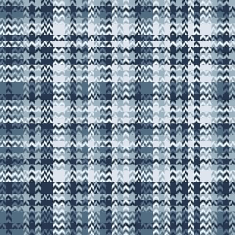 Pillow textile fabric pattern, real seamless texture plaid. Artwork check background tartan in pastel and blue colors. vector