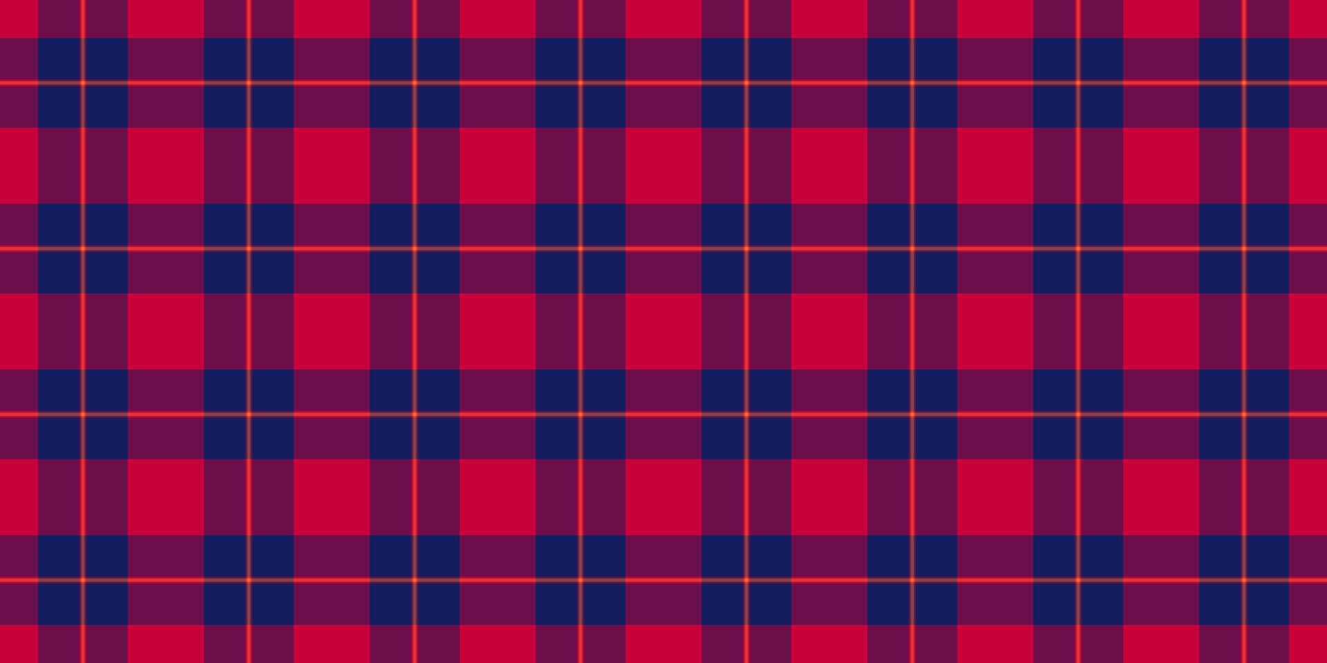 Large tartan background , yuletide textile check pattern. Cool texture plaid seamless fabric in red and pink colors. vector