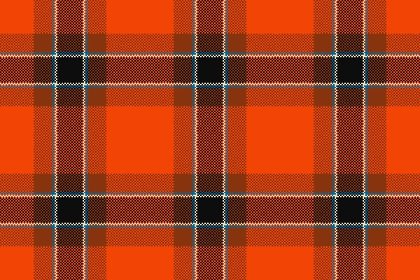 Season texture background, carnival check textile pattern. Towel plaid seamless fabric tartan in bright and orange colors. vector