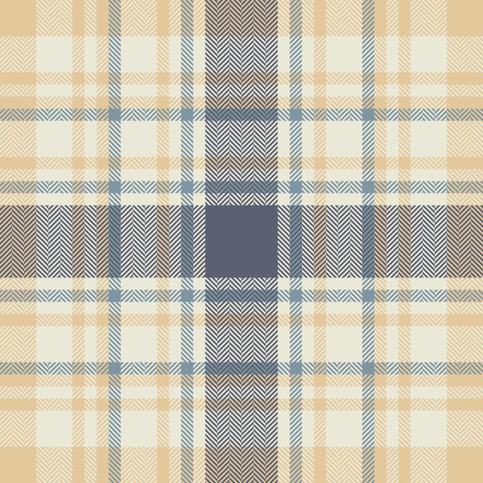 Plaid check pattern. Seamless fabric texture. Tartan textile print. vector