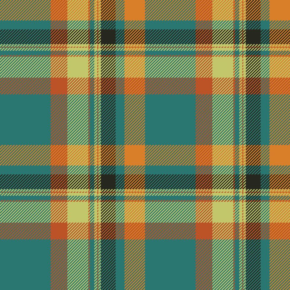 Tartan scotland seamless plaid pattern . Retro background fabric. Vintage check color square geometric texture. vector