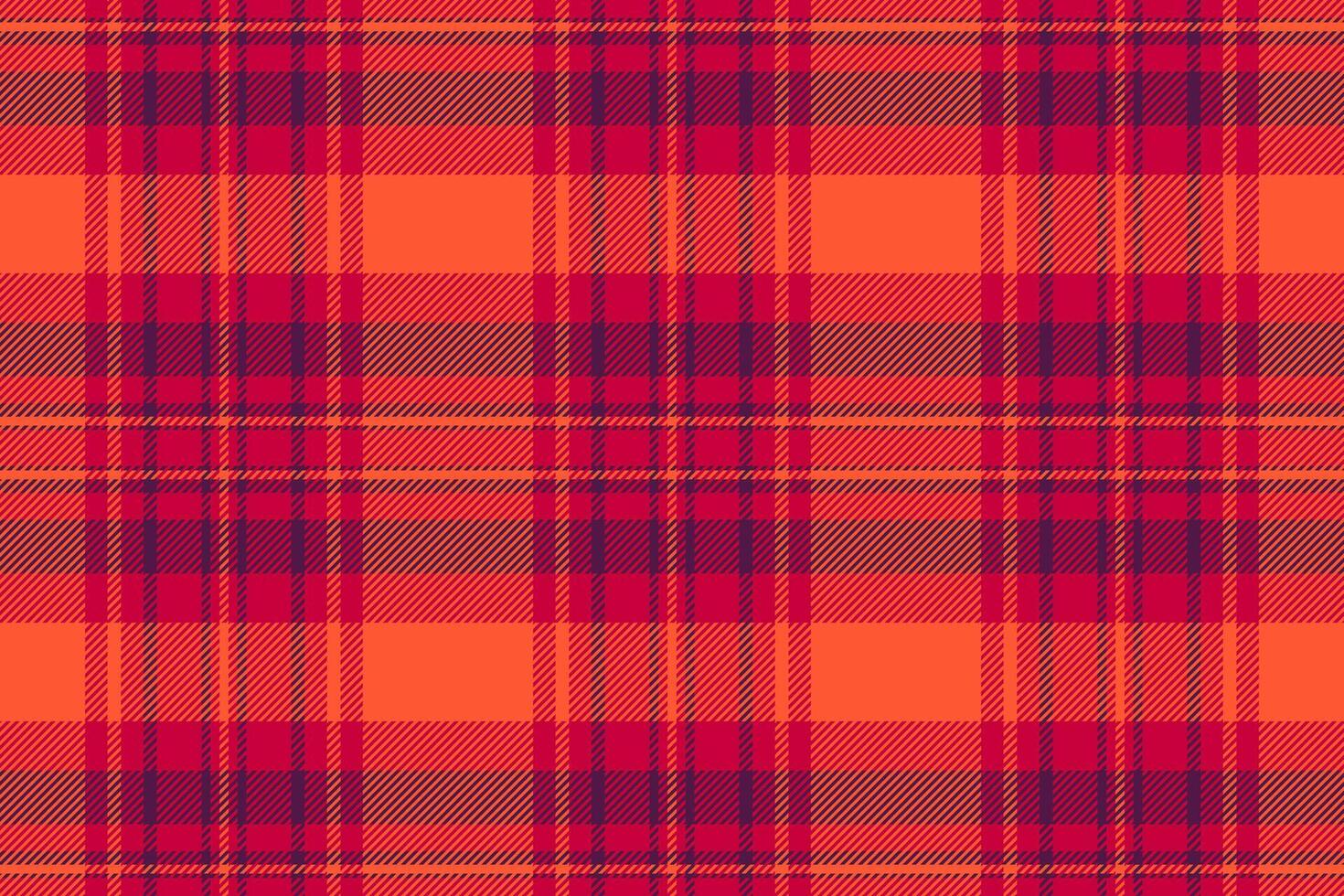 Single seamless pattern, styled texture check fabric. Expensive textile background plaid tartan in red and pink colors. vector