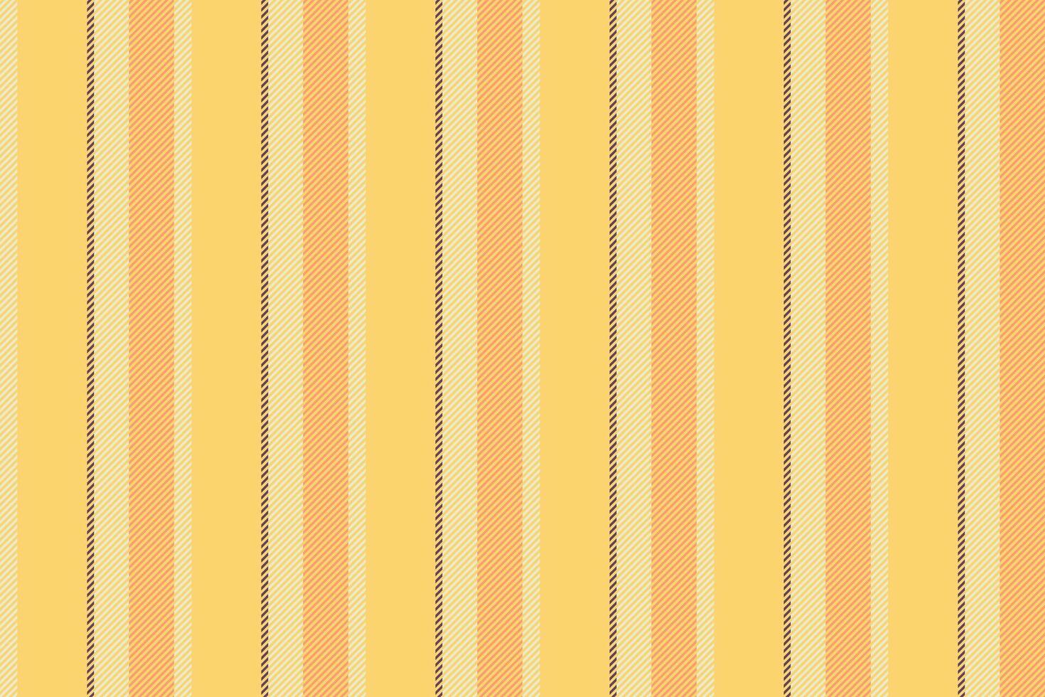 Contour background lines seamless, skirt textile fabric stripe. Fancy texture vertical pattern in amber and light colors. vector