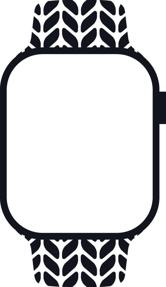 Smart watches linear icon. Wearable electronic devices with latest strap. Simple outlined icon, Smartwatch design symbol for apps UI and websites. illustration vector