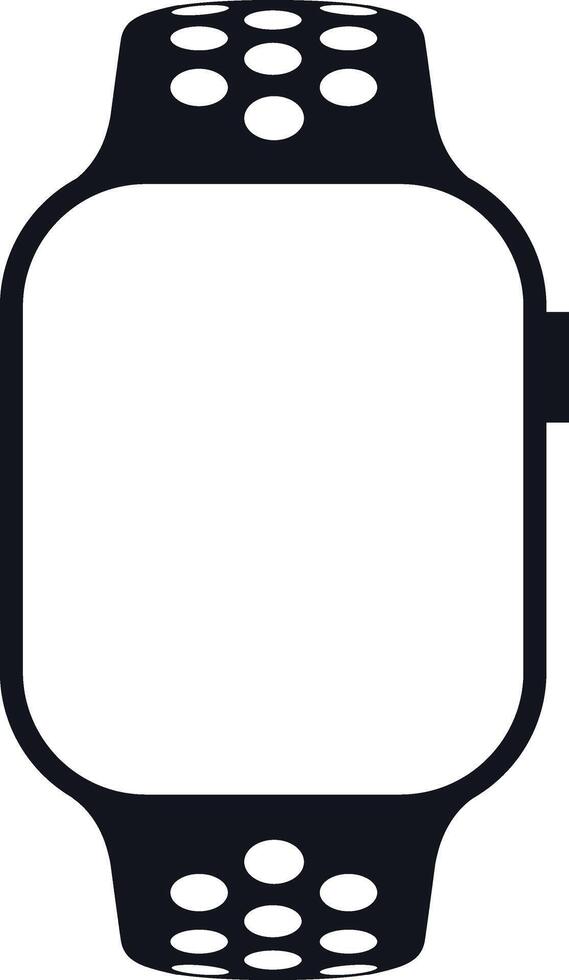 Smart watches linear icon. Wearable electronic devices with latest strap. Simple outlined icon, Smartwatch design symbol for apps UI and websites. illustration vector