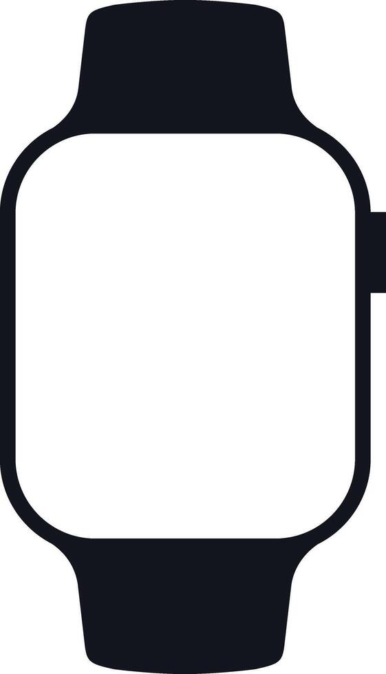Smart watches linear icon. Wearable electronic devices with latest strap. Simple outlined icon, Smartwatch design symbol for apps UI and websites. illustration vector