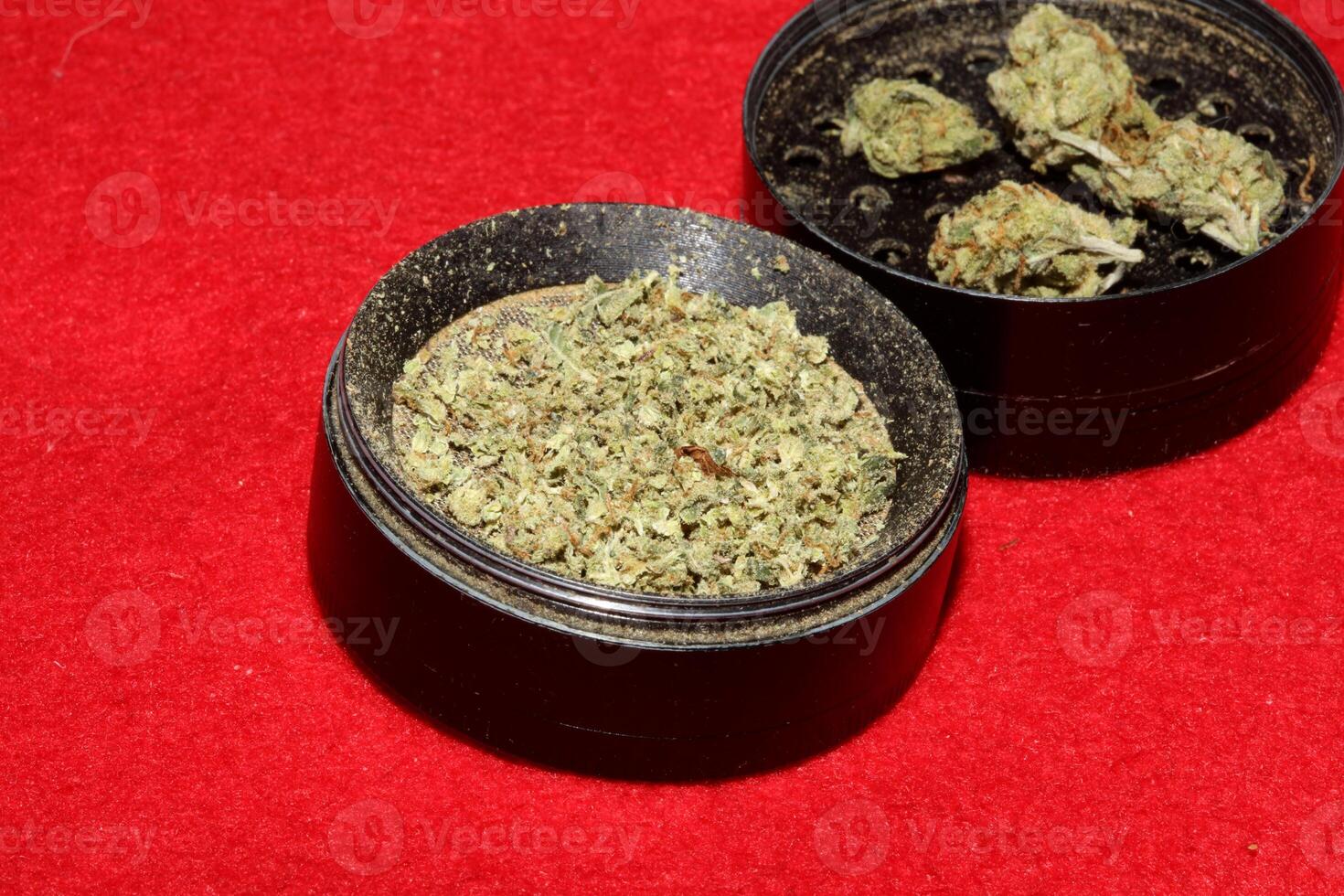Weed black grinder close up macro medical marihuana instant stock photos images and backgrounds high quality big size print