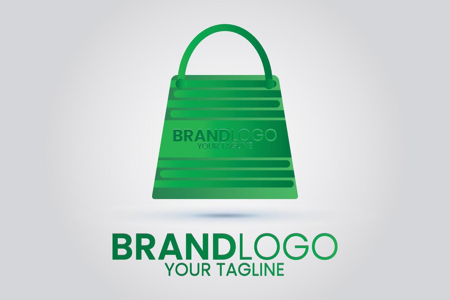 Bag logo or icon design. Shopping logo. vector