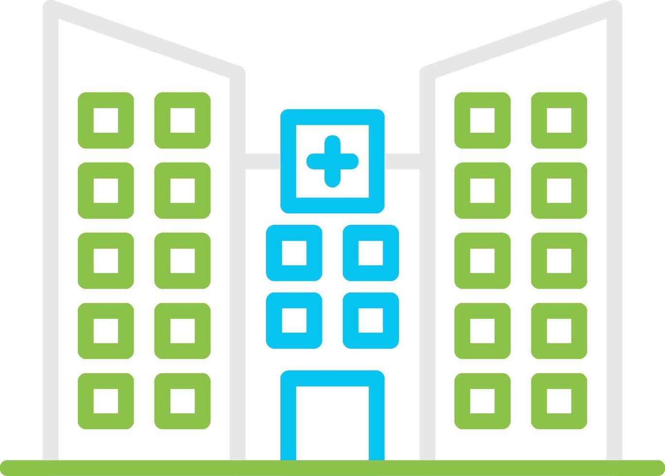 Hospital Property Creative Icon Design vector