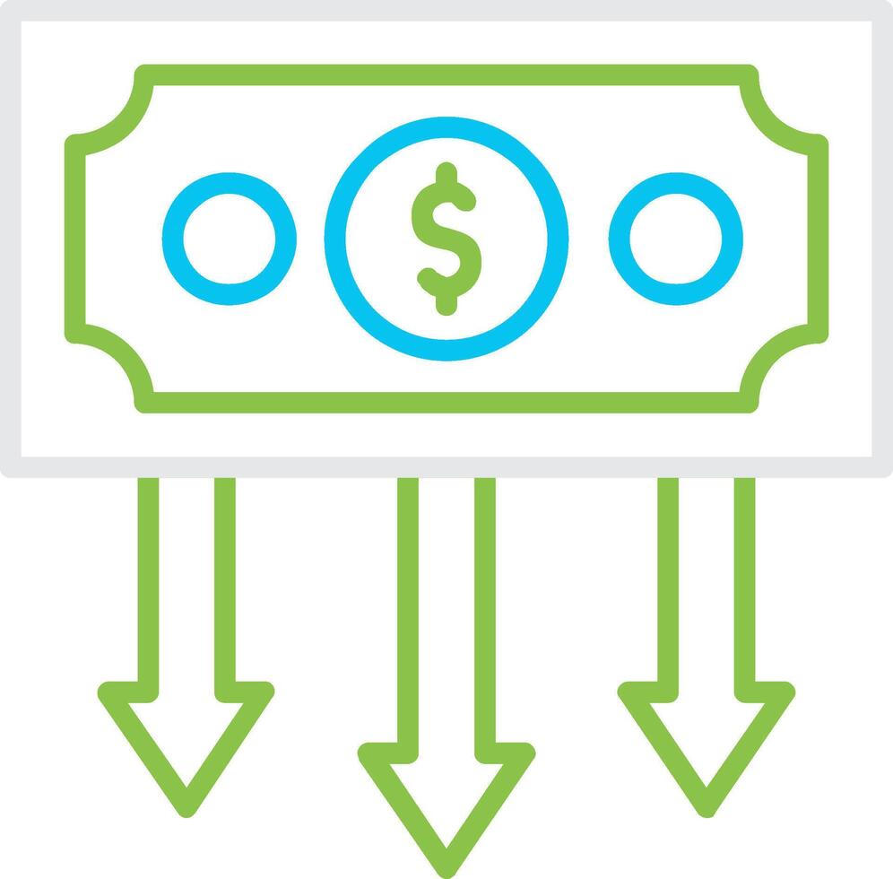 Inflation Creative Icon Design vector