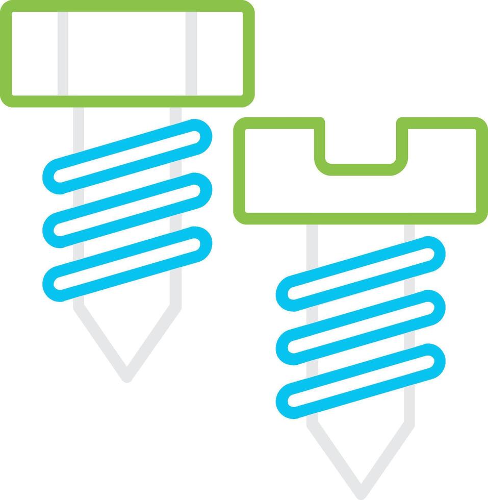 Screws Creative Icon Design vector