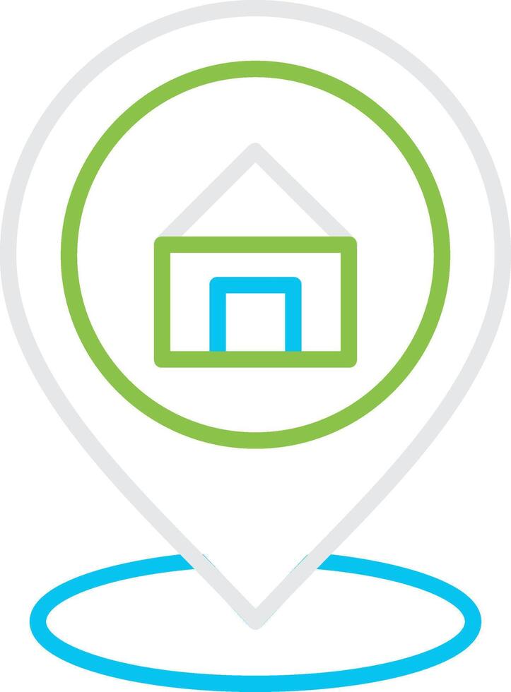 Property Location Creative Icon Design vector