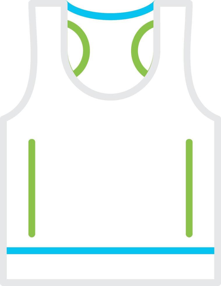 Tank Top Creative Icon Design vector