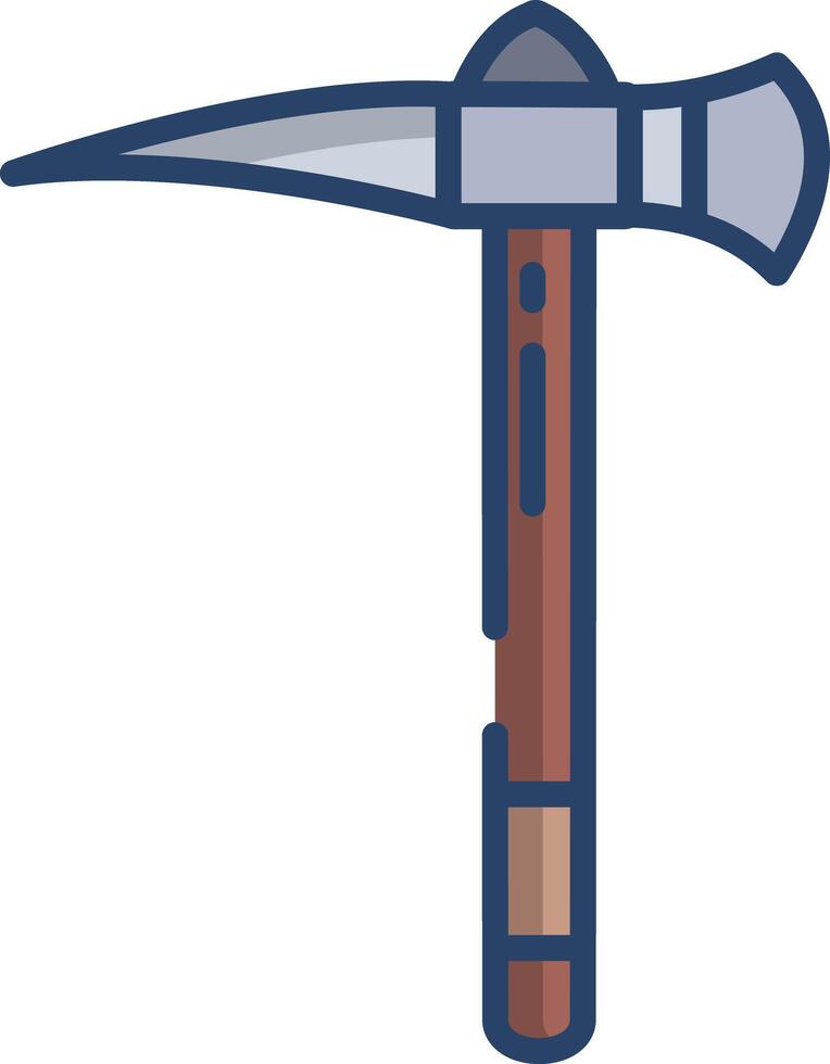 War Scythe linear color illustration vector