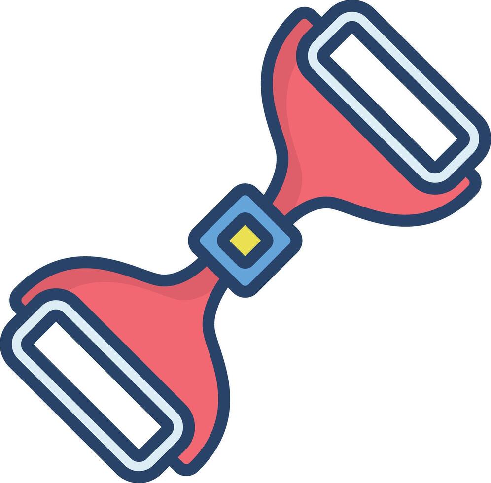 Expander linear color illustration vector