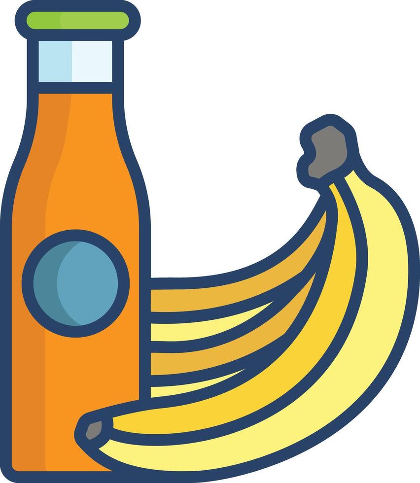 Beer linear color illustration vector