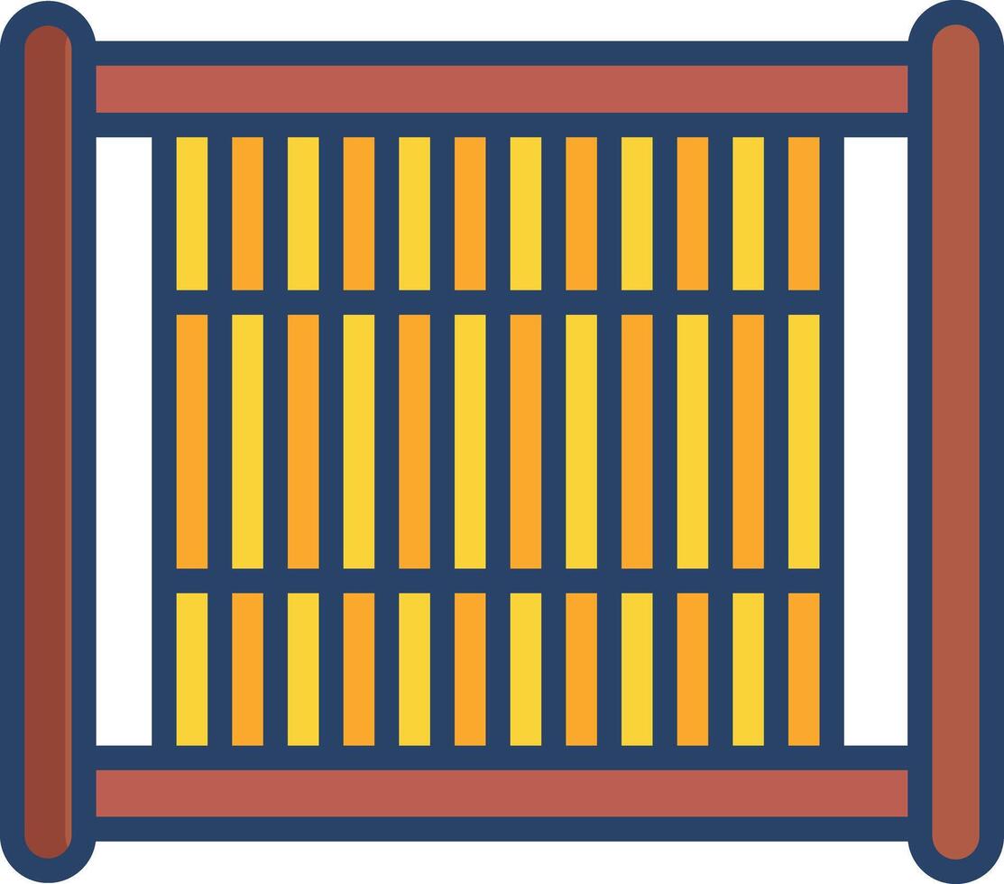 Kayamba linear color illustration vector