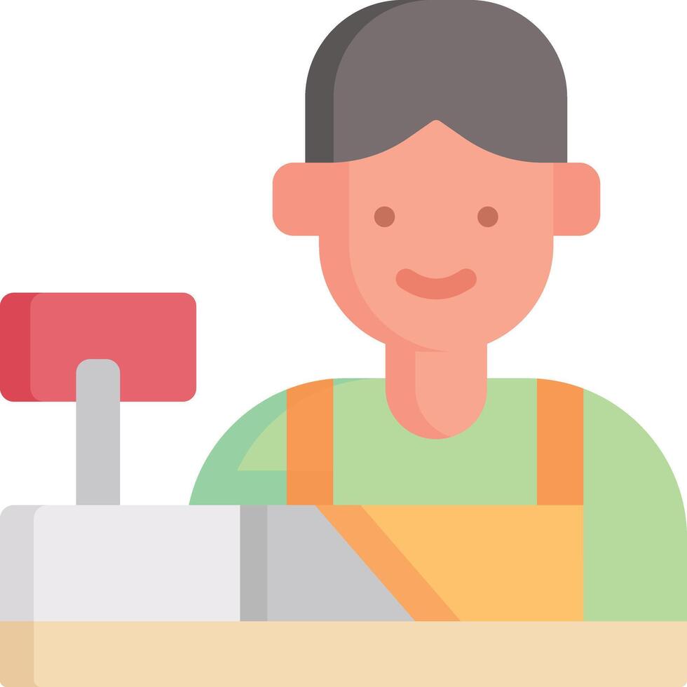 cashier illustration design vector