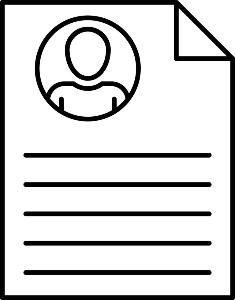 curriculum vitae illustration design vector