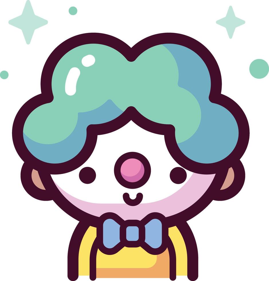 clown illustration design vector