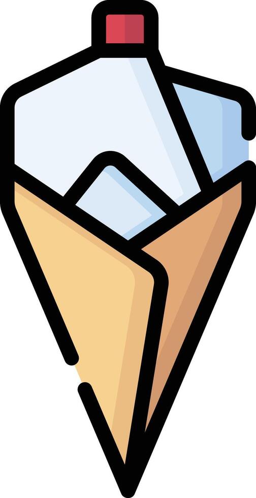 ice cream cone vector