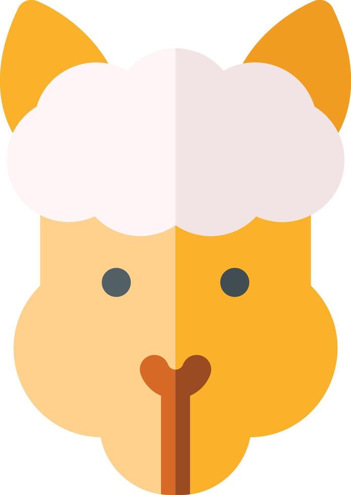 lama illustration design vector