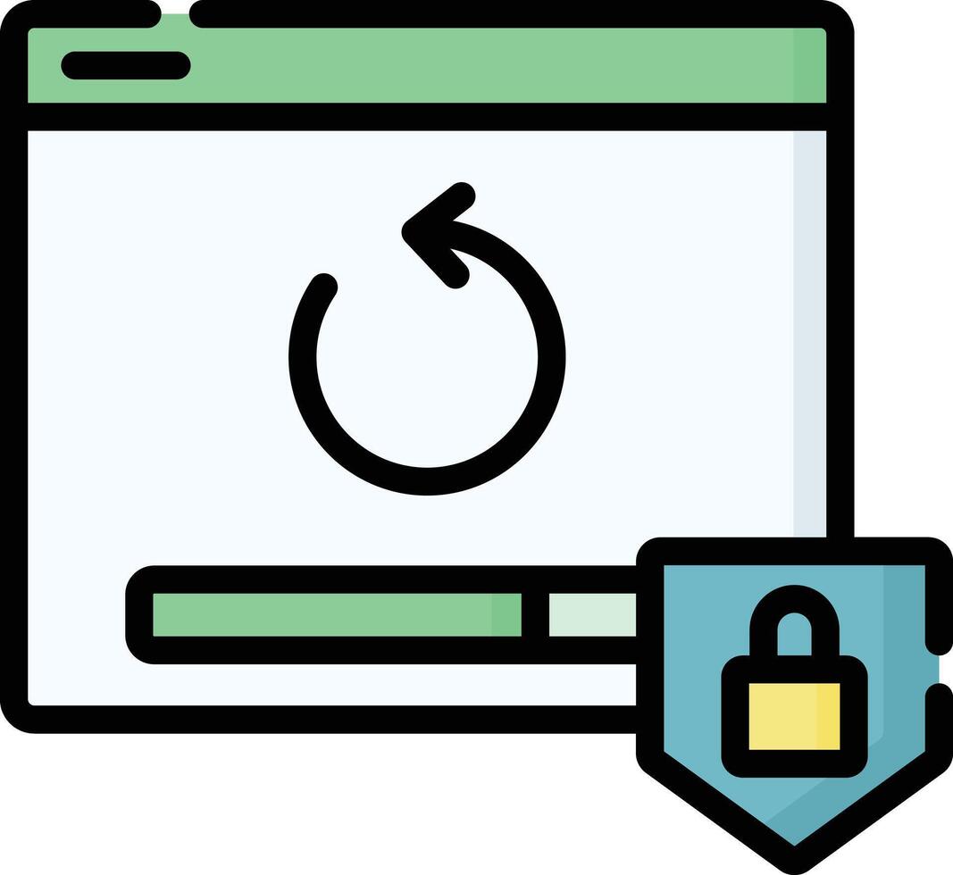 backup illustration design vector