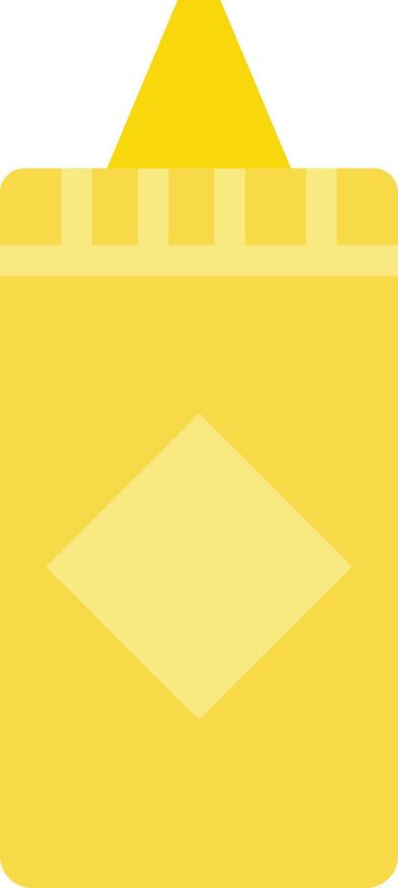 a yellow box with a yellow triangle on top vector