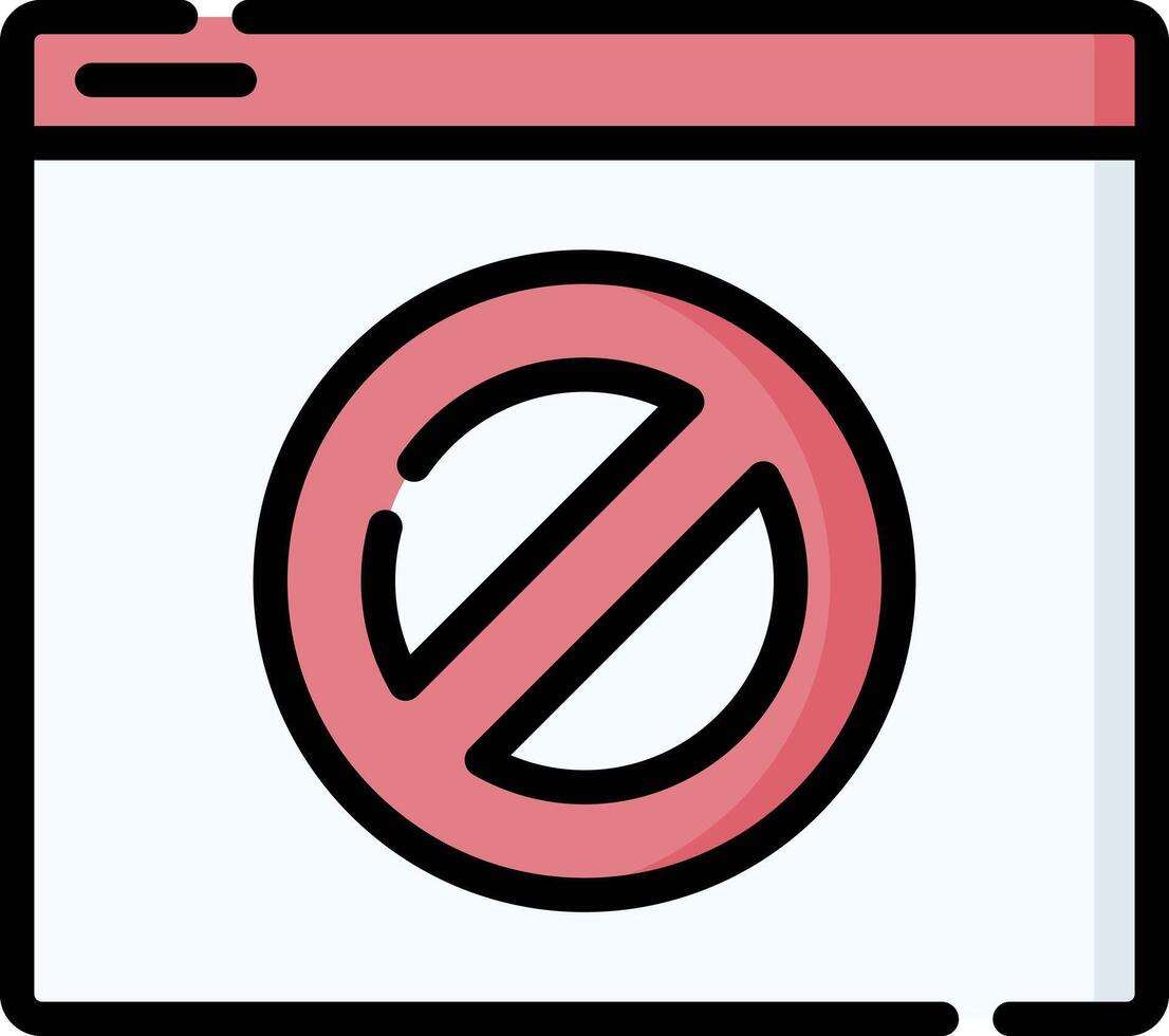 ban illustration design vector