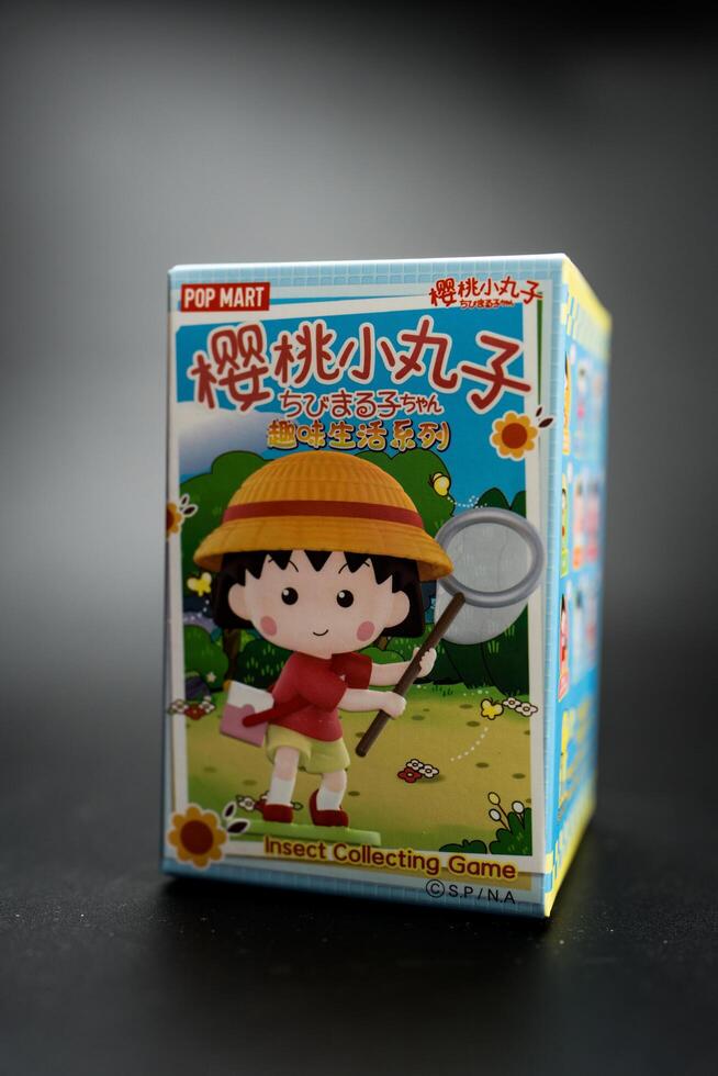 Bangkok, Thailand - June 13, 2024 POP MART Chibi Maruko-chan's Interesting Life Series Blind Box photo