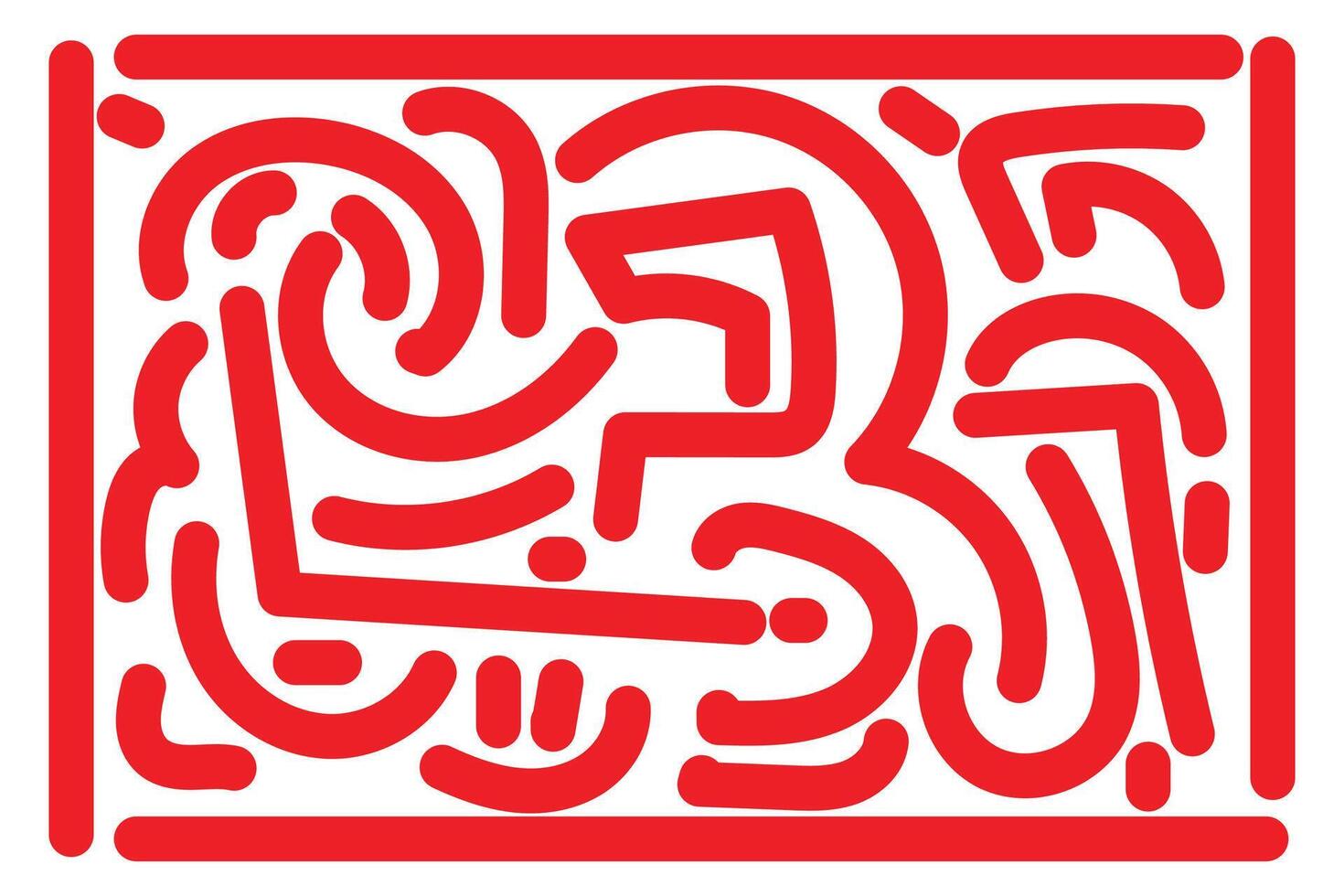 Indonesia Independence Day Celebration Abstract Doodle Background Landscape with Red color for your graphic resource vector