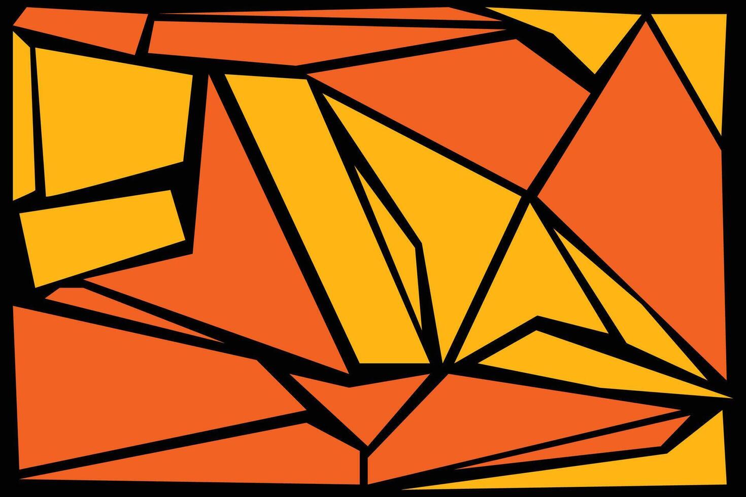 Abstract Background Landscape Shape with Orange color for your graphic resource vector