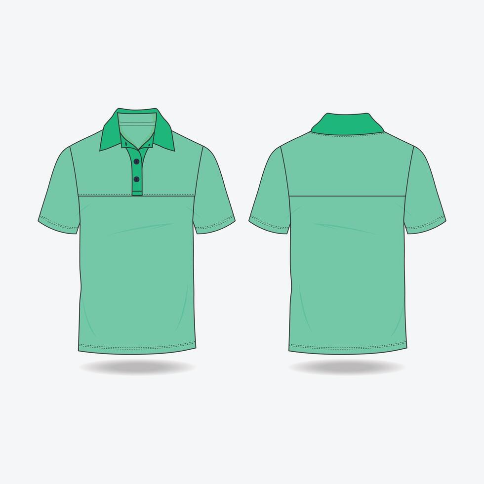 Soft Green Polo Shirt design 46929095 Vector Art at Vecteezy