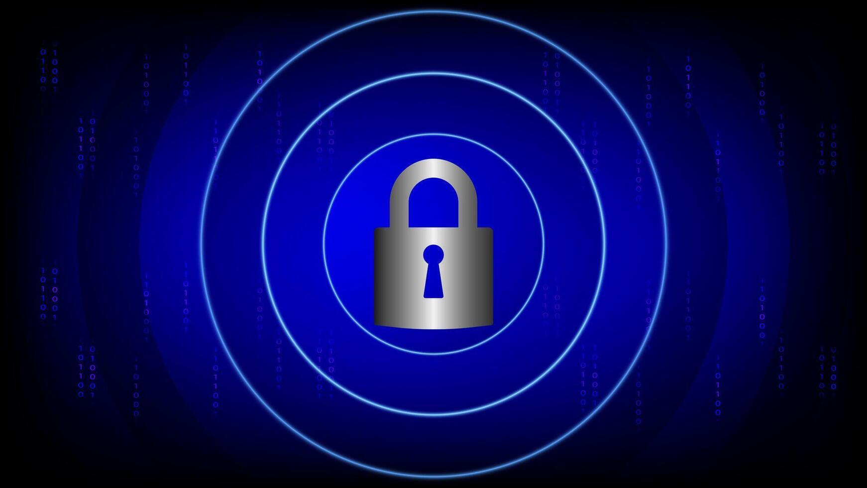 Abstract Background Key Security Connection Hitech Technology vector