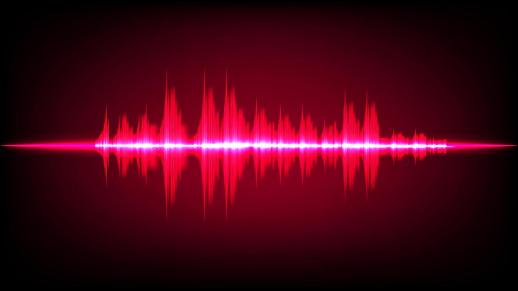 Abstract Sound Wave Digital Frequency wavelength graphic design Illustration vector