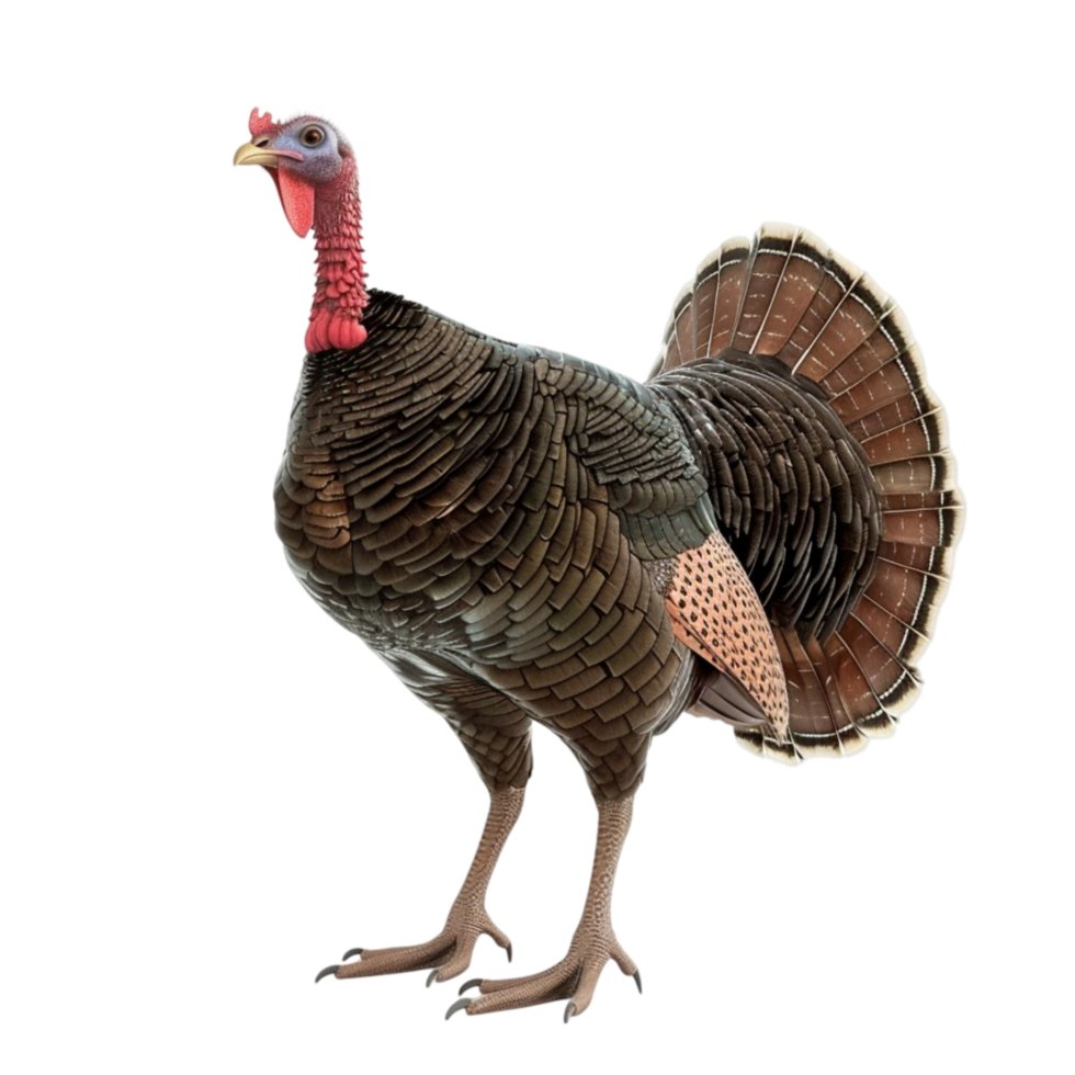 Turkey on transparent background. png