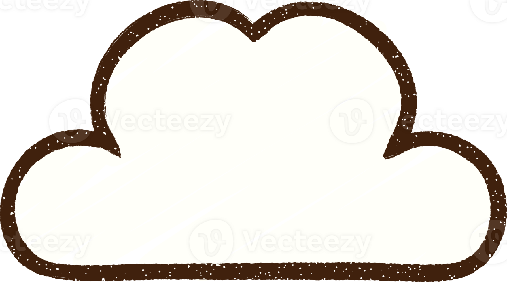 a cute drawing cloud icon png