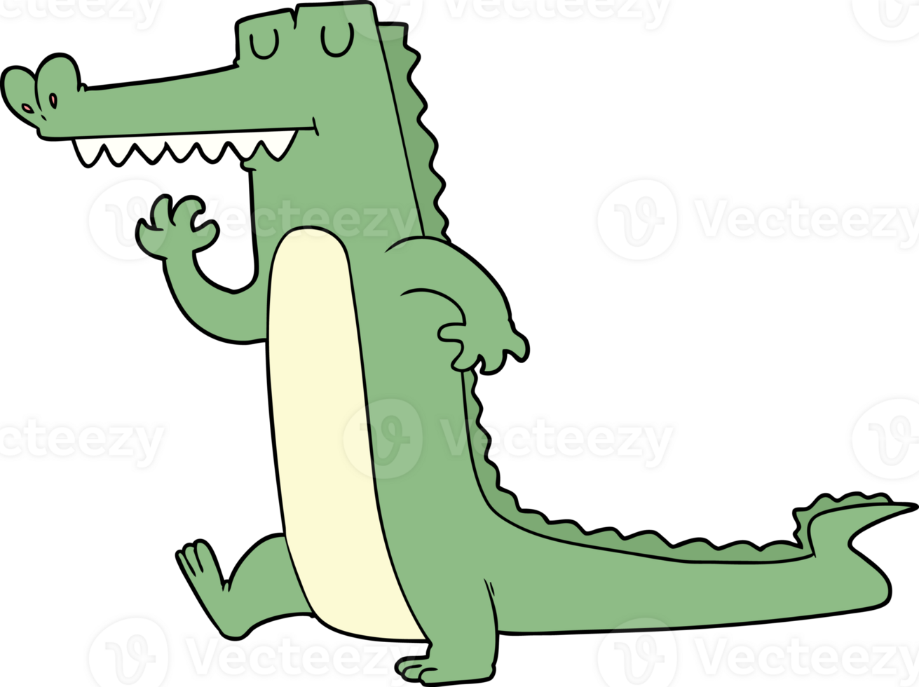 cartoon crocodile drawing png